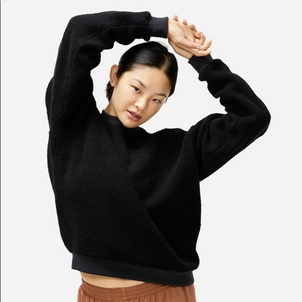 Outdoor Voices MegaFleece Sweatshirt- Black